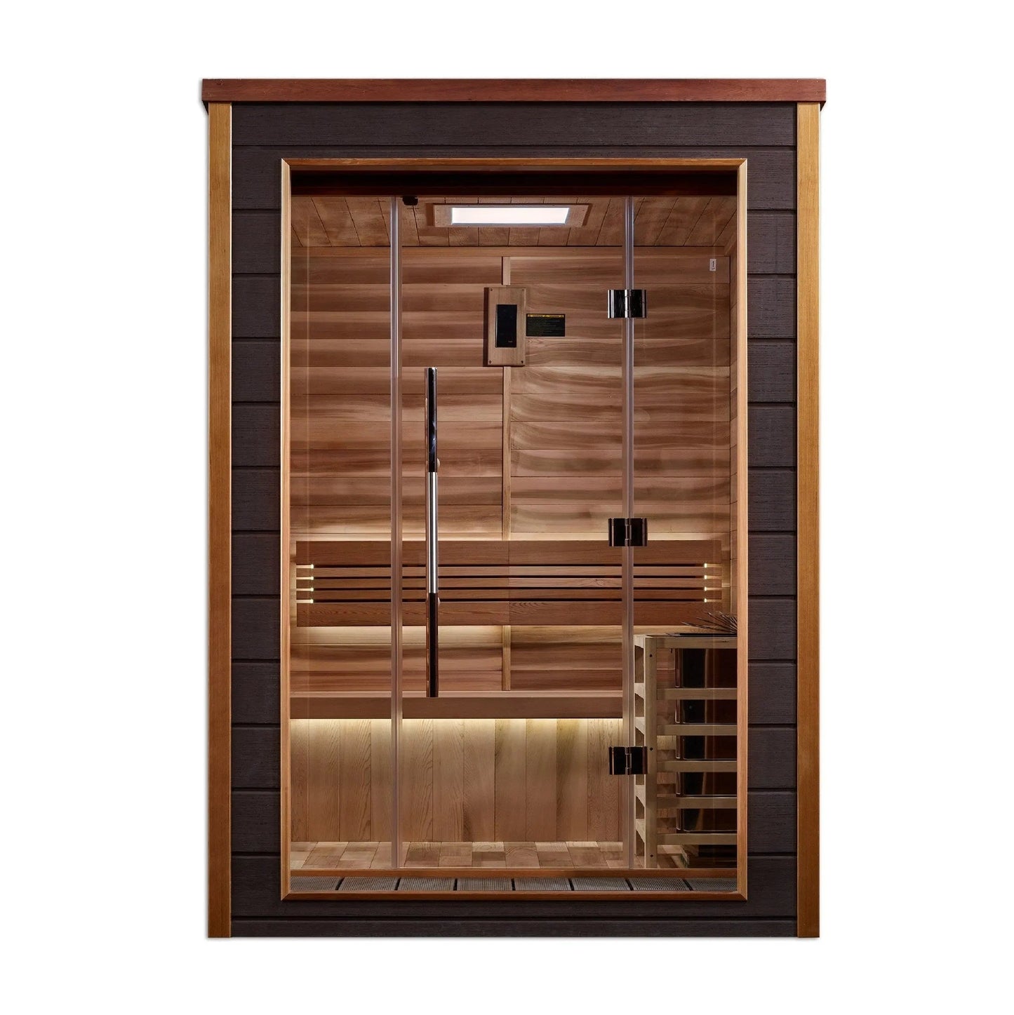 Golden Designs Narvik 2 Person Outdoor Traditional Sauna GDI-8202-01