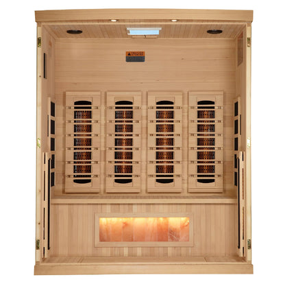 Golden Designs 4-Person 2025 Reserve Edition GDI-8040-03 Full Spectrum with Himalayan Salt Bar