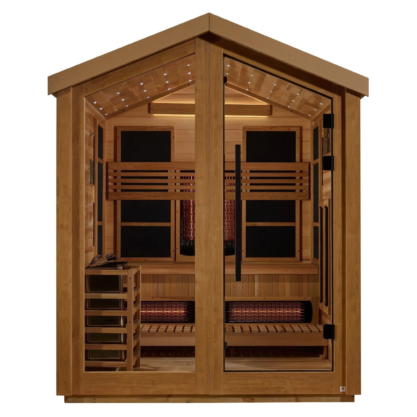 Golden Designs Loviisa 3 Person Hybrid Outdoor Sauna GDI-8523-01
